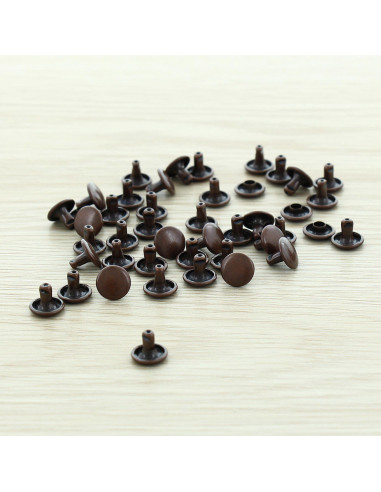 Sachet de 100 rivets économiques 9 mm - Cuivre