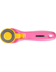 Cutter circulaire ergonomique Rose Olfa 45mm