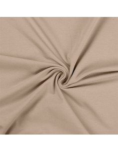 Tissu jersey coton - Sable