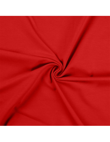 Tissu jersey coton - Rouge