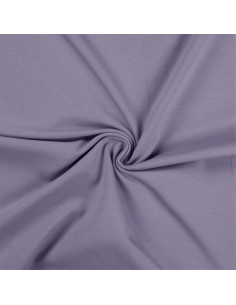 Tissu jersey coton - Lilas foncé