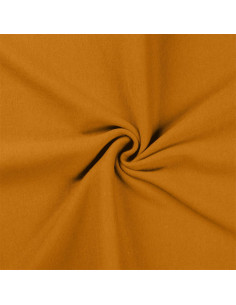 Tissu jersey bord côte - Ocre