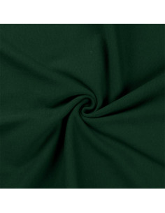 Tissu jersey bord côte - Vert bouteille