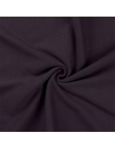 Tissu jersey bord côte - Gris anthracite
