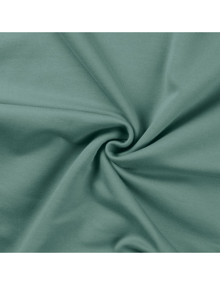 Tissu sweat - Vert de gris