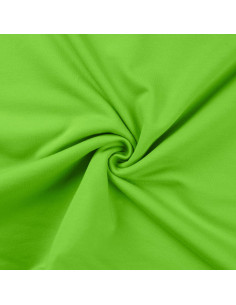 Tissu sweat - Vert citron
