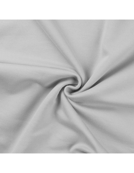 Tissu sweat - Gris argent