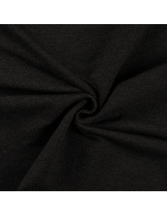 Tissu sweat - Gris chiné foncé