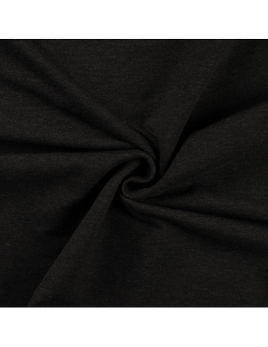 Tissu sweat - Gris chiné foncé