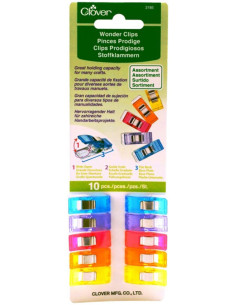 Lot 10 pinces Prodige Clover - Assortiment