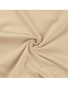 Tissu sweat molleton - Champagne