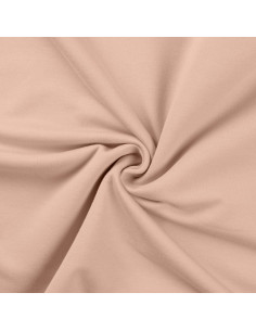 Tissu sweat molleton - Poudre