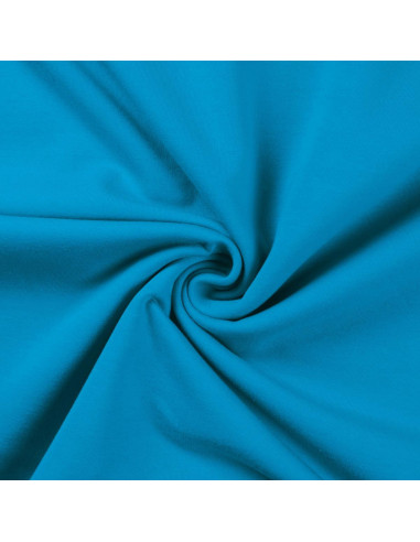 Tissu sweat molleton - Turquoise