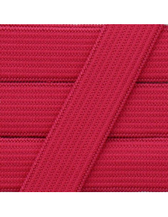 Élastique souple 15 mm - Fushia