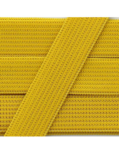 Élastique souple 15 mm - Jaune
