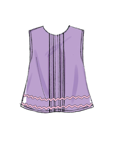 Patron de haut et culotte pour bébés - Butterick 6884