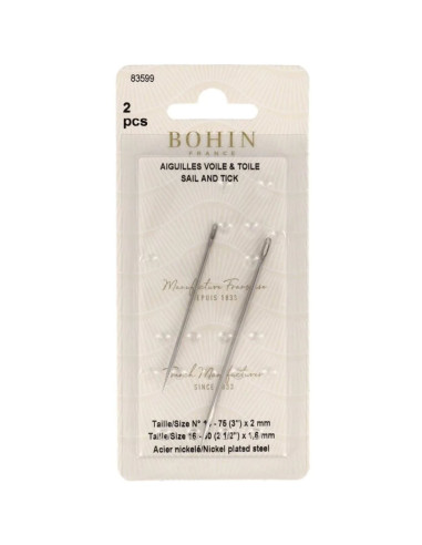 Aiguilles voiles et toiles Bohin