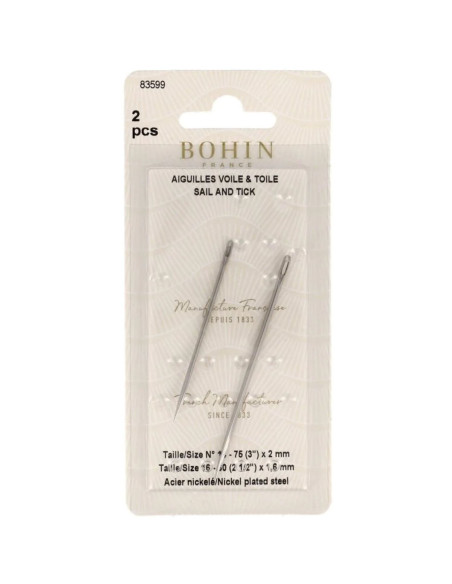 Aiguilles voiles et toiles Bohin