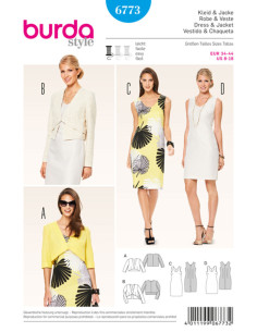 Patron de robe et veste - Burda 6773