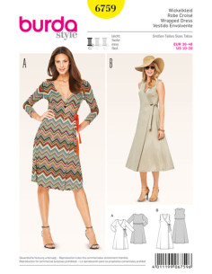 Patron de robe croisée - Burda 6759