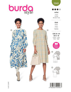 Patron de robe - Burda 5948