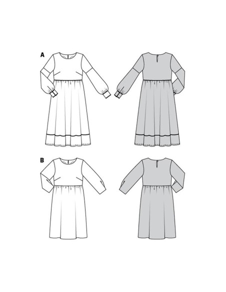 Patron de robe - Burda 5948