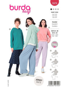 Patron de sweat-shirt - Burda 5979