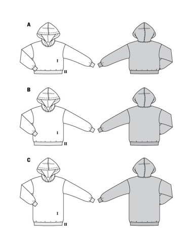 Patron de sweat-shirt - Burda 5979