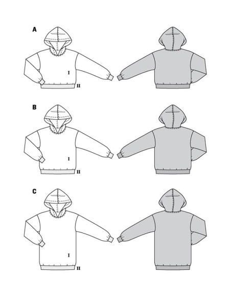 Patron de sweat-shirt - Burda 5979