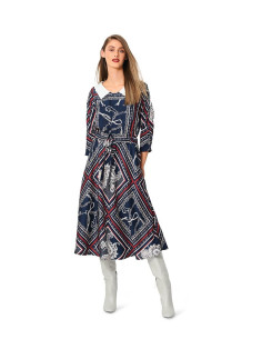 Patron de robe et blouse - Burda 5980 2