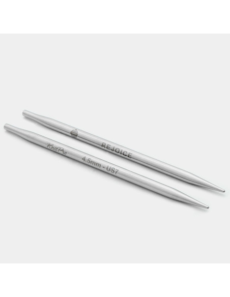 Pointes d´aiguilles interchangeables métal Mindful Knitpro