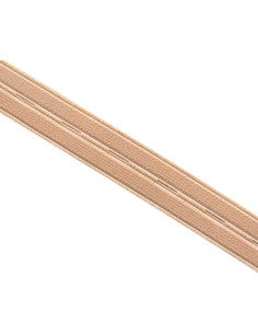 Elastique à boutonnière nylon - Chair