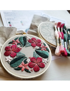 Kit broderie - Floral Flourish 2
