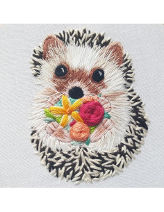 Kit broderie - Hérisson 2