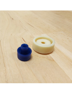 Outil de pose pour boutons à recouvrir 11 mm