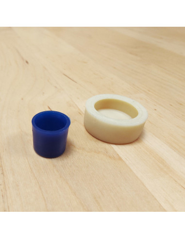 Outil de pose pour boutons à recouvrir 19 mm