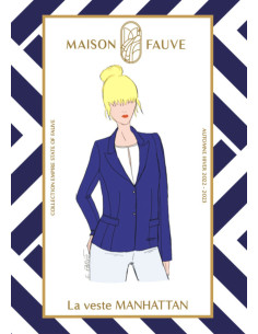 Patron de veste Manhattan - Maison Fauve 2