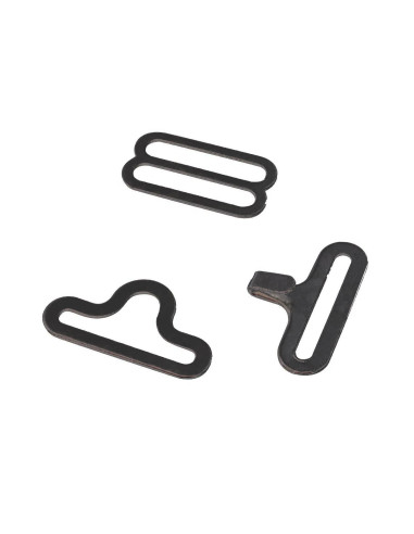 Set de 100 attaches noeud papillon - Noir