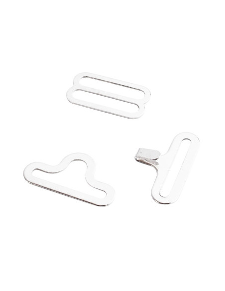 Set de 20 attaches noeud papillon - Blanc