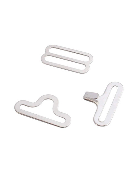 Set de 20 attaches noeud papillon - Argent