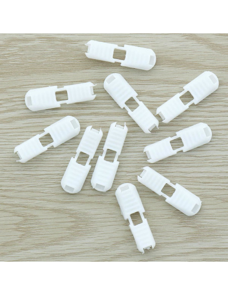 Embout de cordon pliable - Blanc
