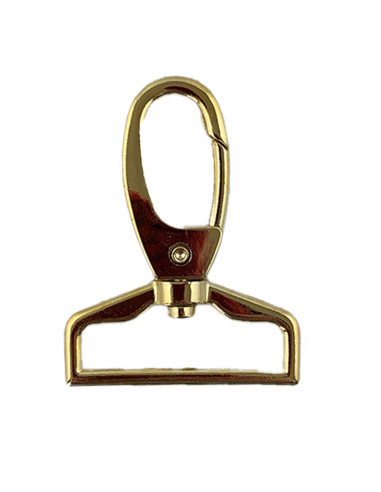 Mousqueton métal - Doré 60 x 40 mm