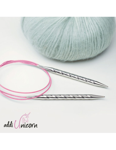 Aiguilles circulaires fixes Addi Unicorn