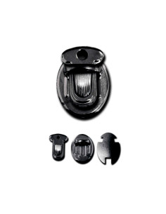 Fermeture mini pour cartable 25 x 18 mm - Canon de fusil