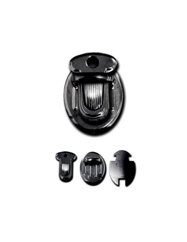 Fermeture mini pour cartable 25 x 18 mm - Canon de fusil