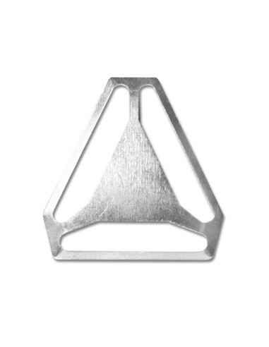 Croisillon pour bretelles - Argent 30 mm