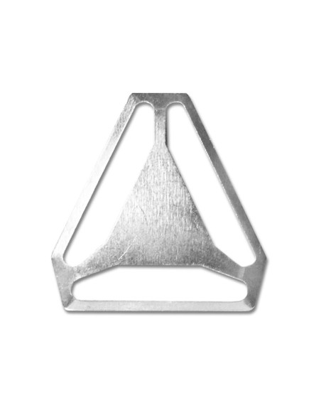 Croisillon pour bretelles - Argent 30 mm