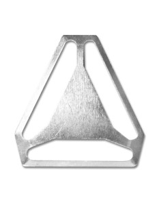 Croisillon pour bretelles - Argent 36 mm