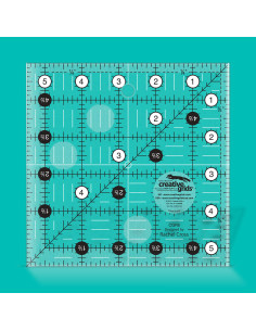 Règle carrée quilting 5.5" x 5.5" Creative Grids 2