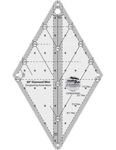 Règle quilting Diamond Mini 60° Creative Grids